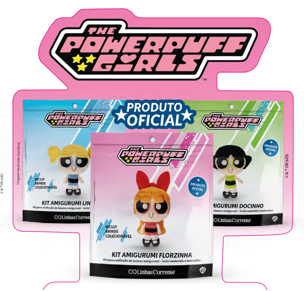 Kit Amigurumi Meninas Super Poderosas